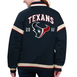 Alternative view of Houston Texans Starter Tournament Satin Varsity Jacket