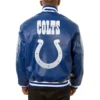 Indianapolis Full Leather Blue Varsity Jacket - Image 2