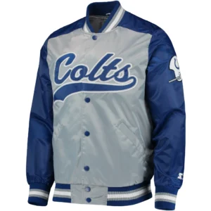 Indianapolis Colts The Tradition II Football Team Players Satin Varsity Jacket
