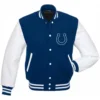 Indianapolis Colts Letterman Wool & Leather Varsity Jacket