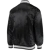 Indianapolis Colts Starter Locker Room Satin Varsity Black Jacket - Image 2