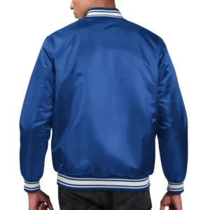 Alternative view of Indianapolis Colts Starter Locker Room Satin Varsity Jacket