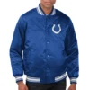Indianapolis Colts Starter Locker Room Satin Varsity Jacket