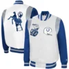 Indianapolis Colts Prime Time Starter Retro Full-Snap Satin Varsity Jacket - Image 3