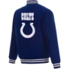 Indianapolis Colts Full Wool One Color Varsity Blue Jacket - Image 2