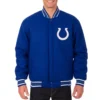 Indianapolis Colts Full Wool One Color Varsity Jacket