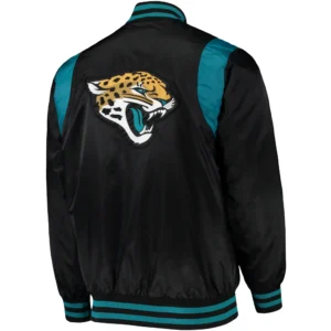 Alternative view of Jacksonville Jaguars Starter Prime Time Twill Satin Varsity Jacket