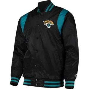 Jacksonville Jaguars Starter Prime Time Twill Satin Varsity Jacket