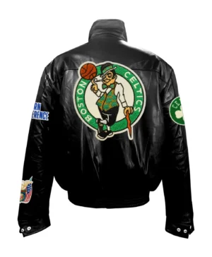 Alternative view of Jeff Hamilton Boston Celtics Full Leather Jacket