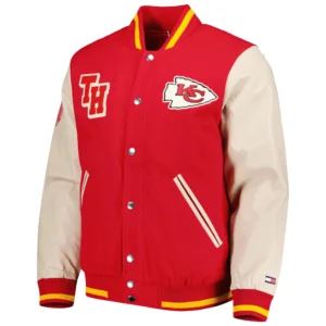 Kansas City Chiefs 3rd Down 2.0 Full-Zip Red wool & Leather Varsity Jacket