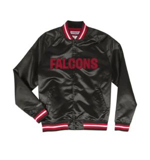 Lightweight Raglan Satin Jacket Atlanta Falcons