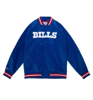 Lightweight Raglan Satin Jacket Buffalo Bills