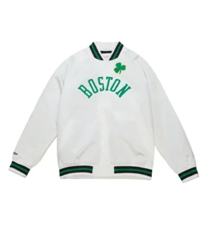 Lighweight Satin Lightweight Raglan Jacket Boston Celtics
