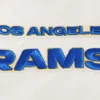 Los Angeles Rams Retro Classic Satin Varsity Jacket - Image 5