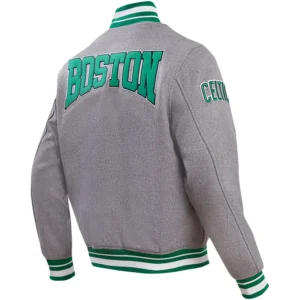 Alternative view of Men's Boston Celtics Retro Classic Pro Standard Varsity Jacket