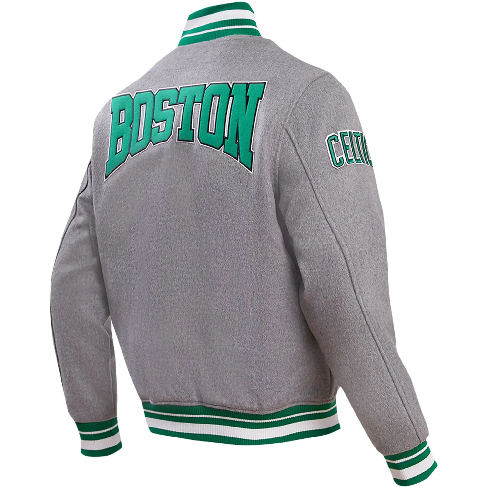 Men's Boston Celtics Retro Classic Pro Standard Varsity Jacket - Image 2