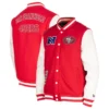 New Era Scarlet San Francisco 49ers 3rd Down Red Varsity Jacket - Image 3