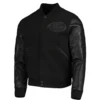 San Francisco 49ers Pro Standard Triple Black Varsity Jacket