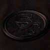 San Francisco 49ers Pro Standard Triple Black Varsity Jacket - Image 5