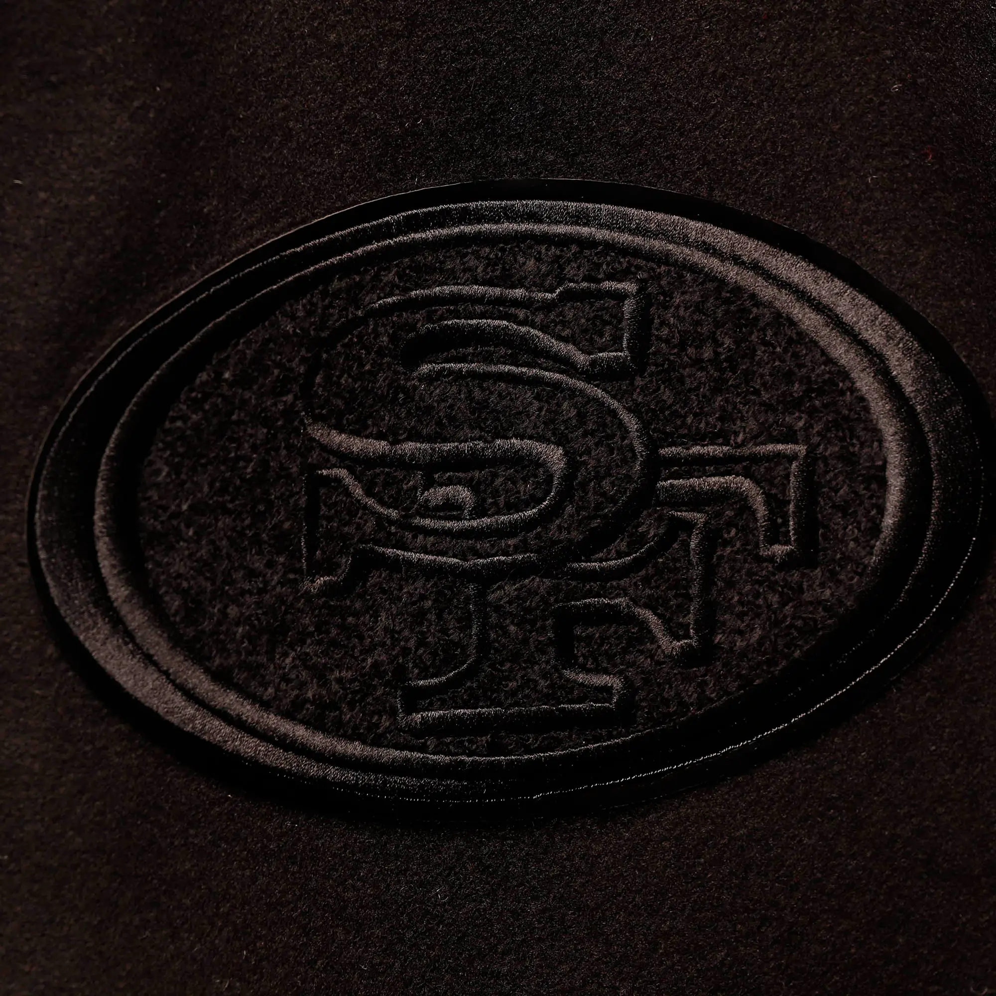 San Francisco 49ers Pro Standard Triple Black Varsity Jacket - Image 5