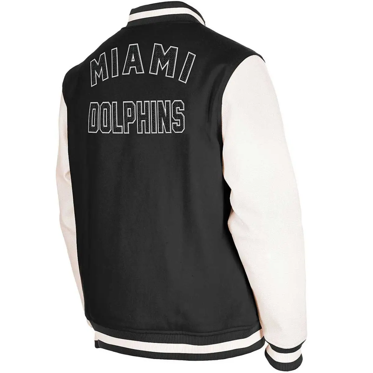Miami Dolphins 3rd Down 2.0 Football Team players Wool & Leather Varsity Jacket - Image 2