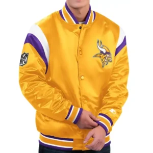 Minnesota Vikings Full-Snap Football Team Players Varsity Jacket