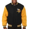 Minnesota Vikings Team Players Full Wool Two Tone Varsity Jacket