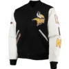 Minnesota Vikings Classic Wool & Faux Leather Varsity Jacket