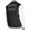 Minnesota Vikings 3rd Down 2.0 Wool & Leather Varsity Jacket - Image 2