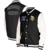 Minnesota Vikings 3rd Down 2.0 Wool & Leather Varsity Jacket - Image 3