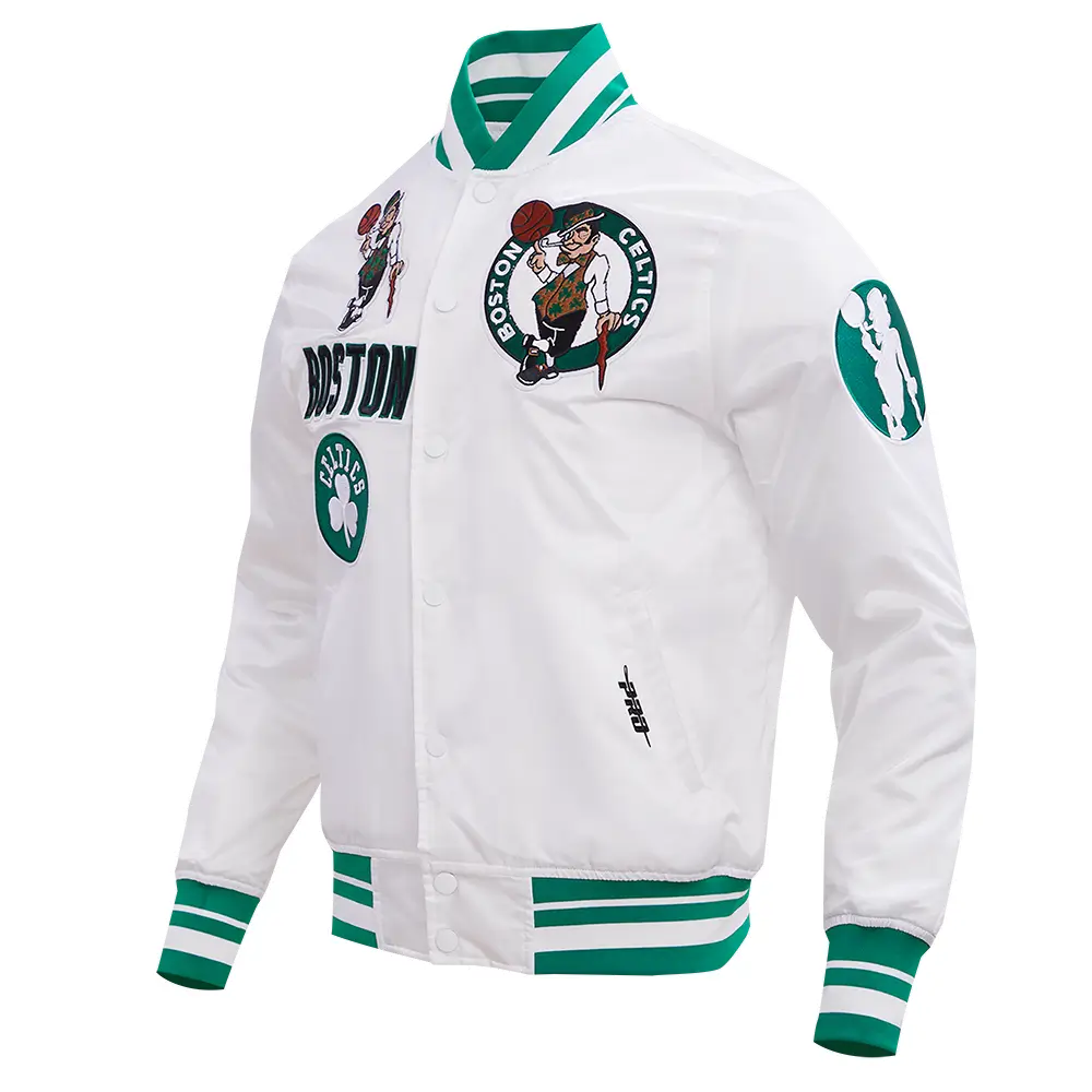 NBA Boston Celtics Classic Men's Satin Jacket - Image 3