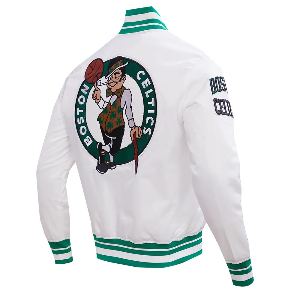 NBA Boston Celtics Classic Men's Satin Jacket - Image 4