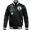NBA Boston Celtics Retro Classic Black Varsity Jacket
