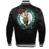 NBA Boston Celtics Retro Classic Black Varsity Jacket - Image 2