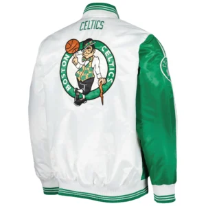 Alternative view of NBA Boston Celtics Starter Kelly Varsity Jacket
