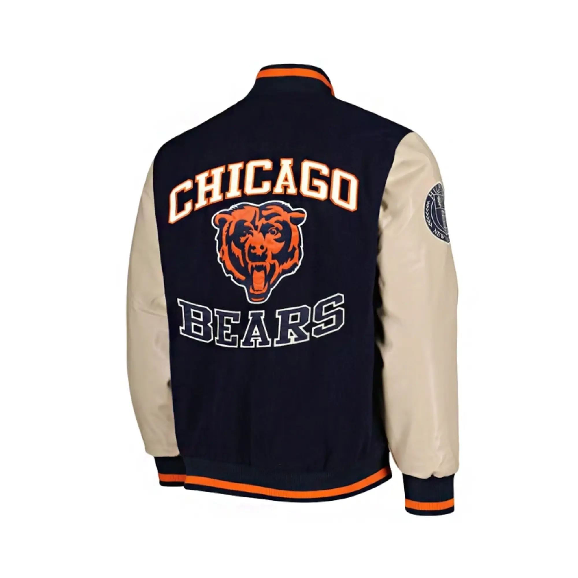 NFL Chicago Full-Zip Bears Varsity Jacket - Image 2