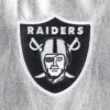 NFL Las Vegas Raiders Metallic Bomber Silver Bomber Jacket - Image 3