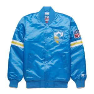 NFL Los Angeles Chargers The Pick And Roll Classic Sky Blue Varsity Jacket