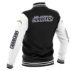 NFL Los Angeles Chargers Baseball Black/White Varsity Jacket - Image 2