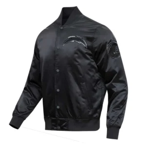 NFL Los Angeles Chargers Pro Standard Triple Black Varsity Jacket