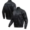 NFL Los Angeles Chargers Pro Standard Triple Black Varsity Jacket - Image 3