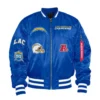 NFL Los Angeles Chargers X Alpha X New Era MA-1 Bomber Jacket