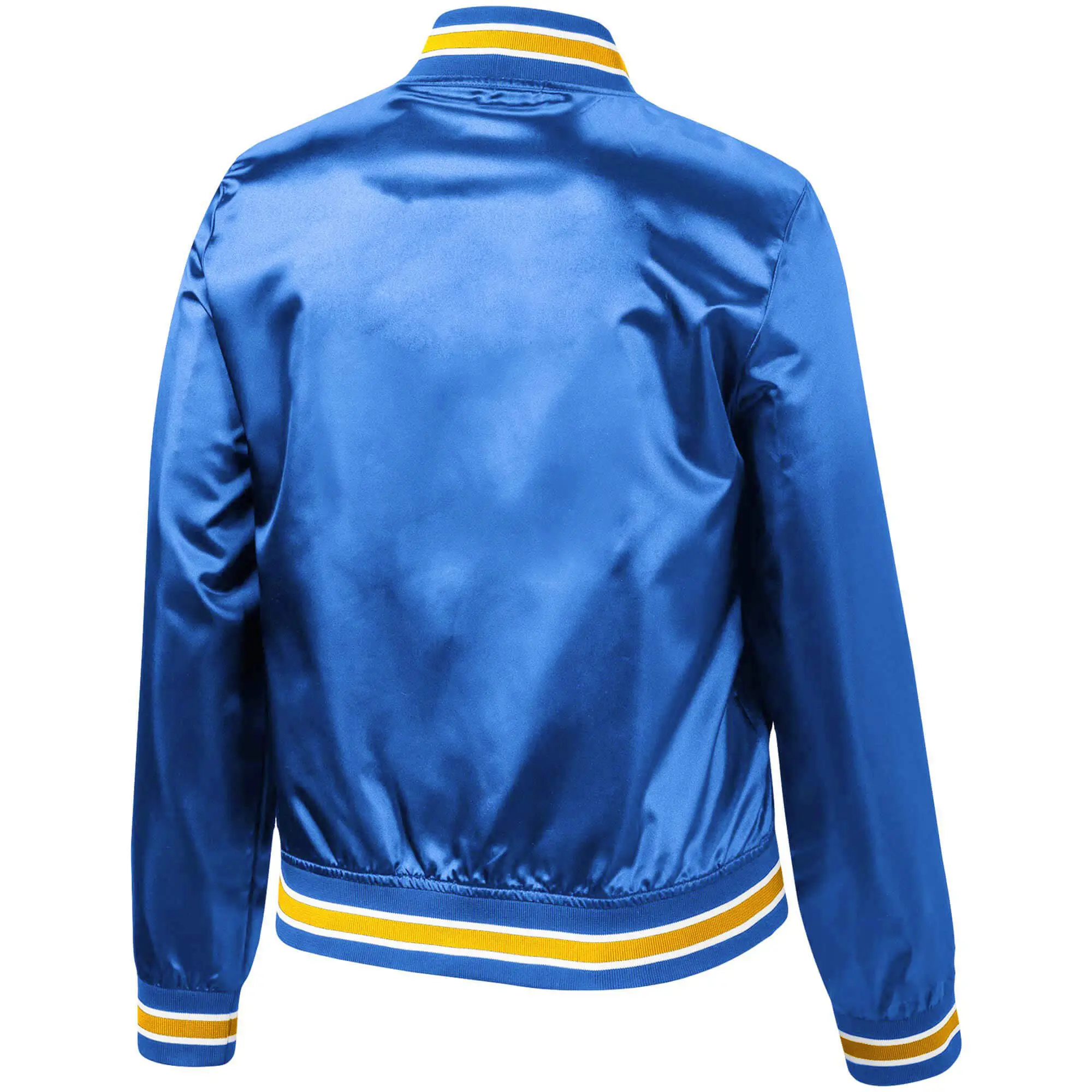NFL Los Angeles Rams Rhinestone Jewels Blue Satin Jacket - Image 2