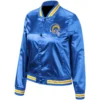 NFL Los Angeles Rams Rhinestone Jewels Blue Satin Jacket