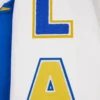 NFL Los Angeles Rams Classic Pro Standard Logo Royal Blue Varsity Jacket - Image 8
