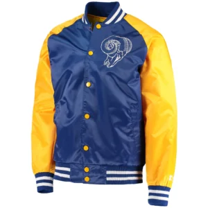 NFL Los Angeles Rams Starter Lead Off Varsity Satin Jacket
