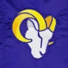 NFL Los Angeles Rams Starter Midfield Satin Full-Snap Varsity Jacket - Image 3