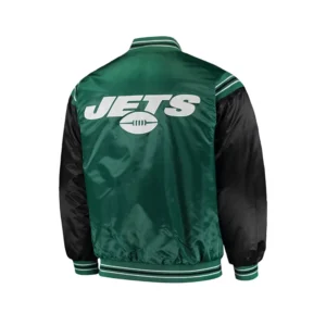 Alternative view of NFL New York Jets The Enforcer Varsity Jacket