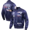 New England Patriots Team Players Players Satin Varsity Jacket - Image 3
