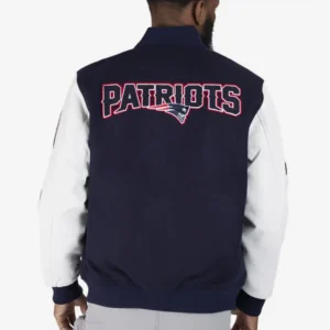 Alternative view of New England Patriots Classic Football Players Wool & Leather Varsity Jacket